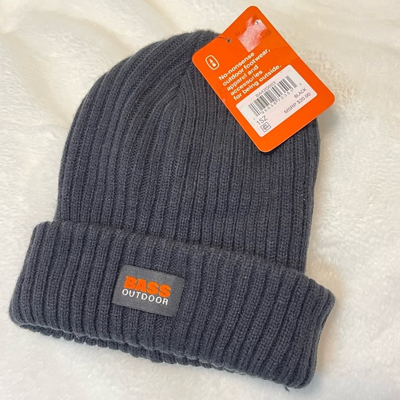 Bass Outdoor hat Black Knit Beanie - Picture 4 of 5